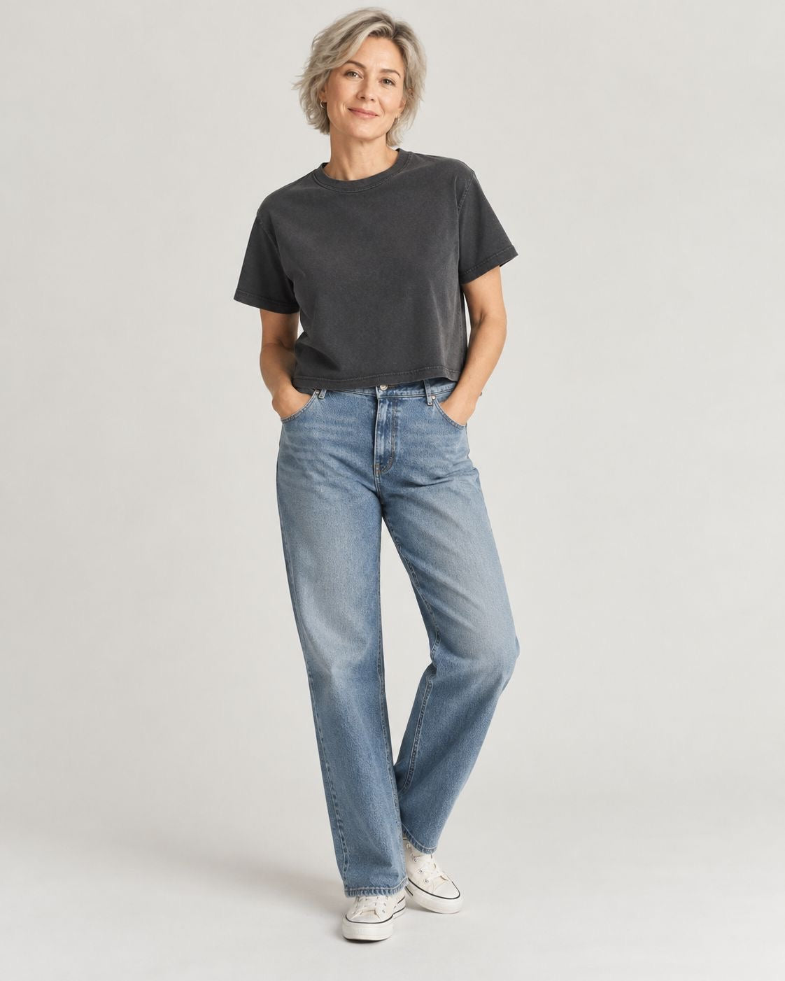 Mineral Washed Short Sleeve Women's Tee